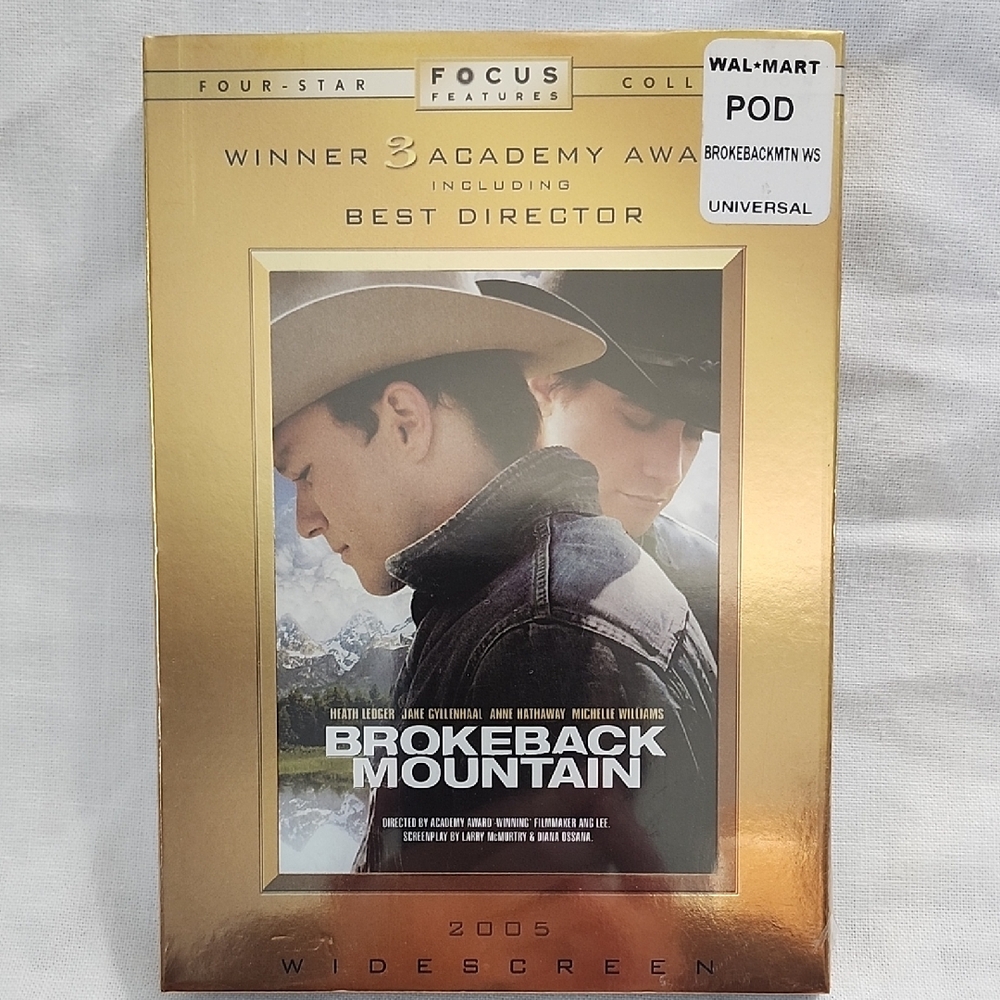 Brokeback Mountain DVD Widescreen New Sealed‎ Heath Ledger Gyllenhaal